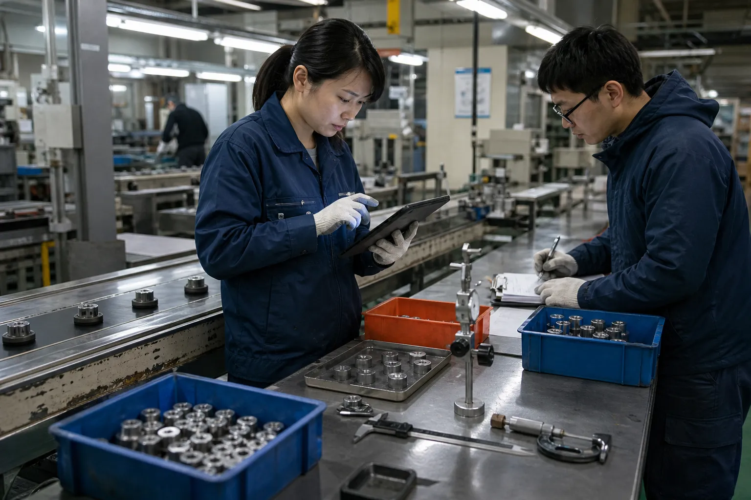小型制造企业在真实生产线上评估微调模型的识别结果