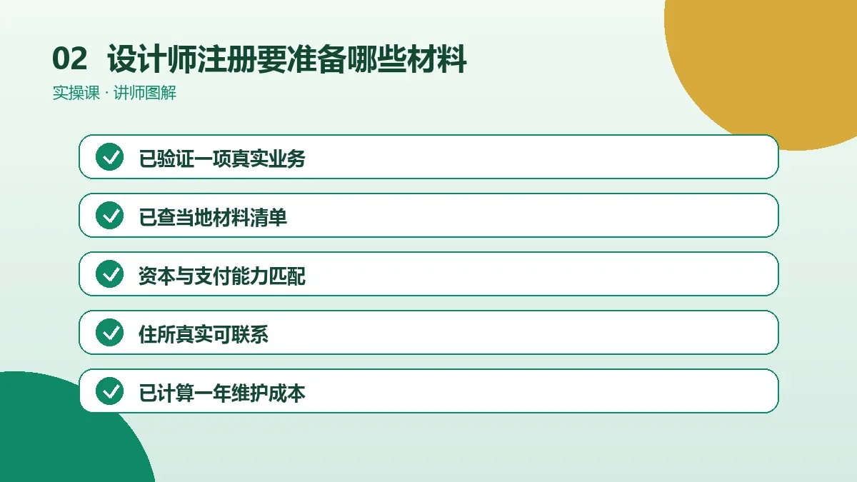 设计师注册OPC一人公司要准备哪些材料?一次办妥清单操作路径图