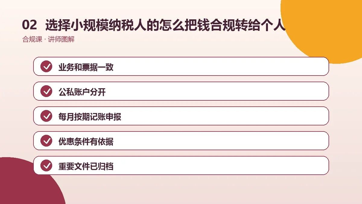 选择小规模纳税人的OPC一人公司怎么把钱合规转给个人?工资、报销、借款与分红对比操作路径图