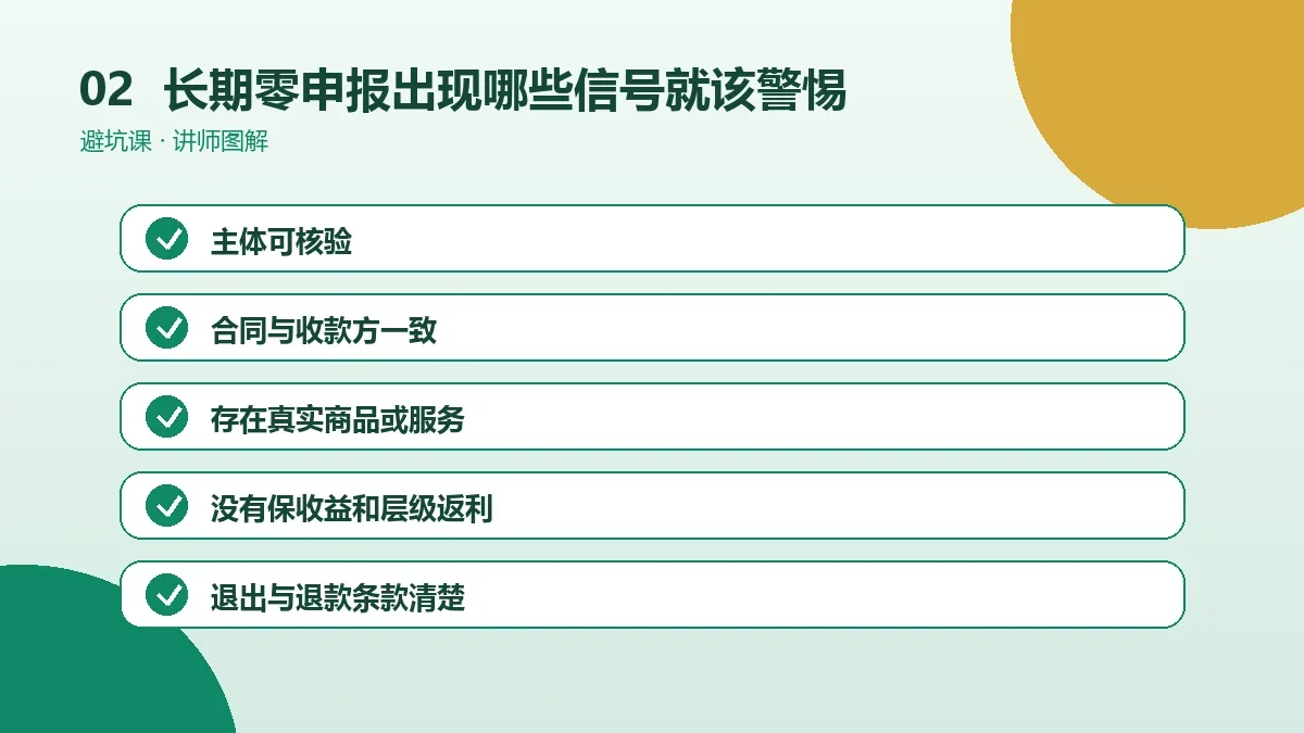 OPC一人公司长期零申报出现哪些信号就该警惕?早期预警清单操作路径图