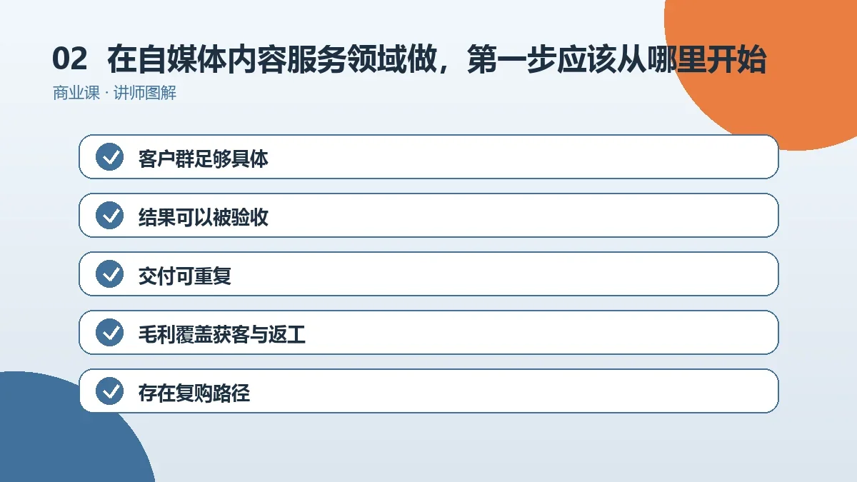 在自媒体内容服务领域做OPC一人公司,第一步应该从哪里开始?操作路径图