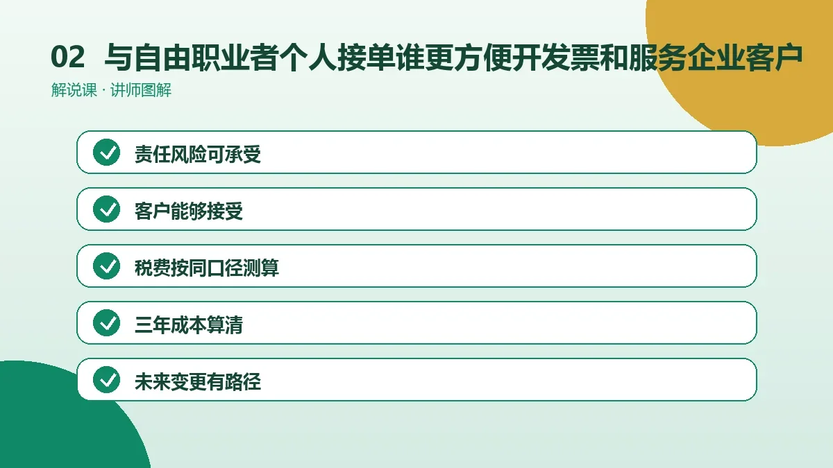 OPC一人公司与自由职业者个人接单谁更方便开发票和服务企业客户?操作路径图