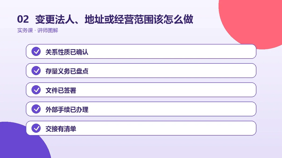 OPC一人公司变更法人、地址或经营范围该怎么做?办理步骤、时间与注意事项操作路径图